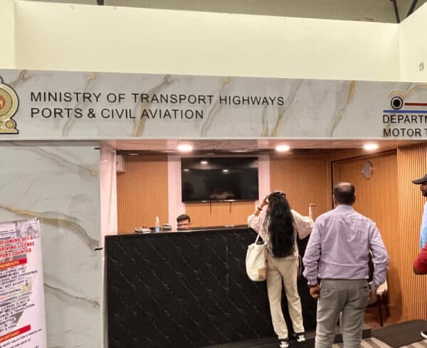 Driving Permit for Foreigners issued at Sri Lankan Airport